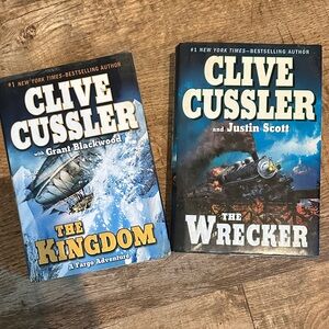Clive Cussler Adventure Books Set